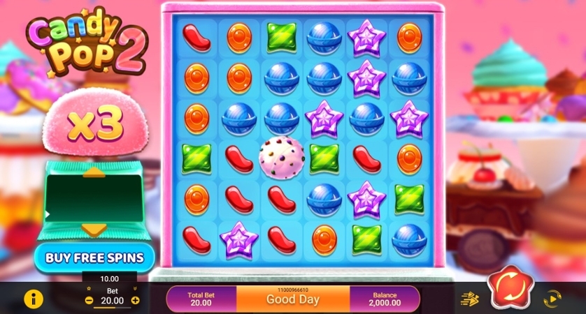 Pop Pop Candy, slots online, bônus, rodadas grátis, recompensas